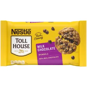 Nestle Toll House Milk Chocolate Chips | 23 Ounce | milk chocolate chips | baking chocolate | dessert ingredient | sweet chips | nestle morsels