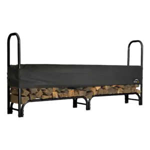 Heavy Duty Firewood Rack with Cover 8 ft. | 8'