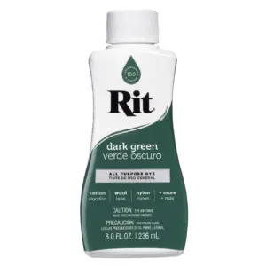 Rit All Purpose Liquid Dye | Dark Green | 8 fl Ounce | Single | 1