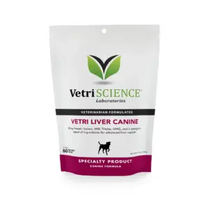 VetriScience UT Strength Urinary Care Supplements Chew for Cats | Chicken Liver Flavor | 60 Count Bag