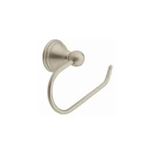 Preston Double Robe Hook Inch Spot Resist Brushed Nickel