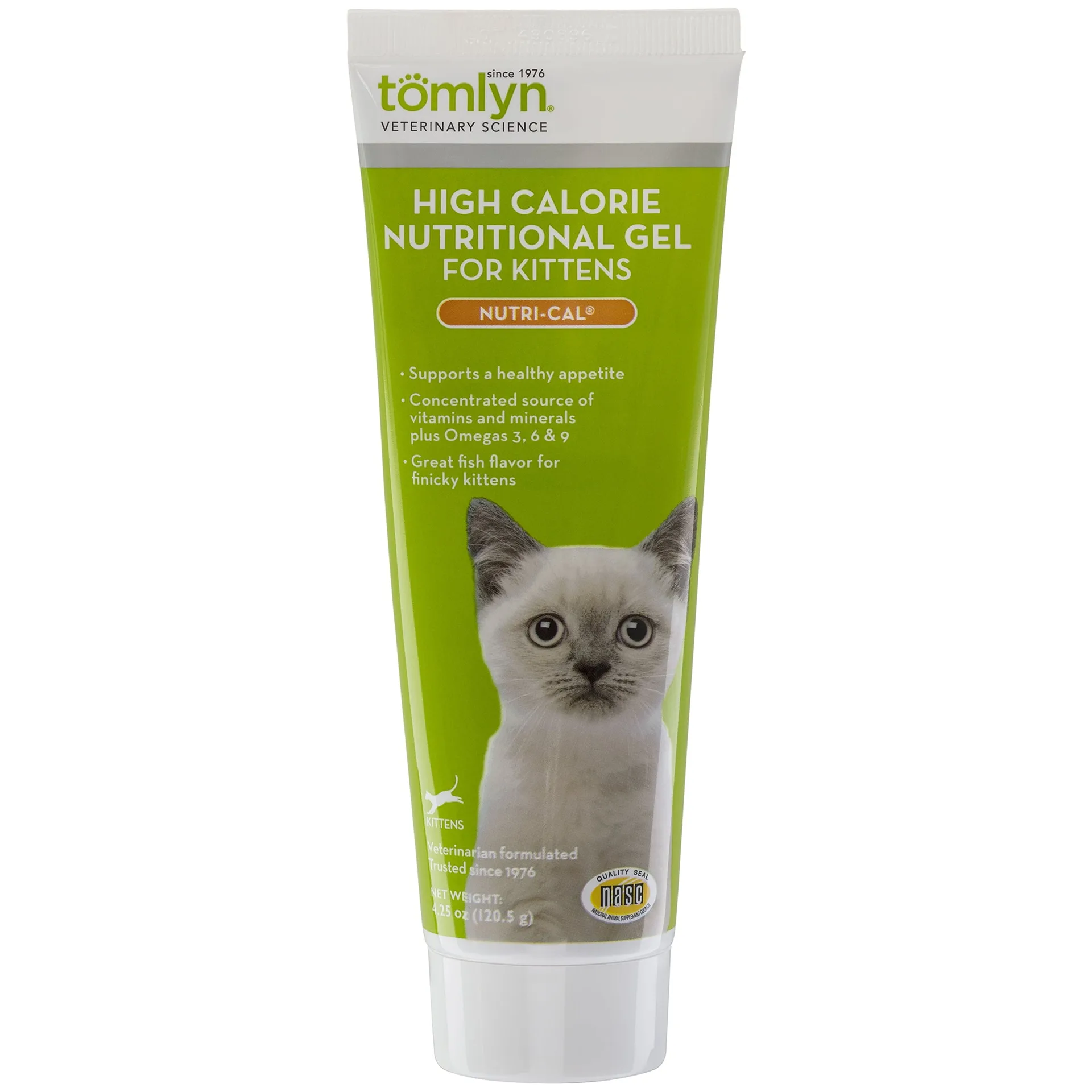 Tomlyn Nutri-Cal High-Calorie Dietary Supplement for Kittens | 4.25 Ounce
