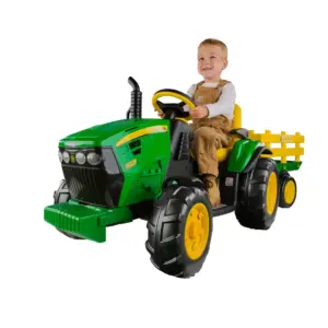 12V Peg Perego John Deere Ground Force Tractor Ride-on | for a Child Ages 3-7