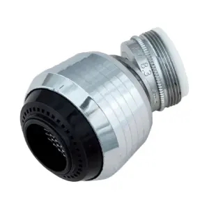 Whedon Standard Superspray Swivel Spray & Stream Aerator 2.2 Gpm 15/16 | 27 Abs,Brass,Chrome Male