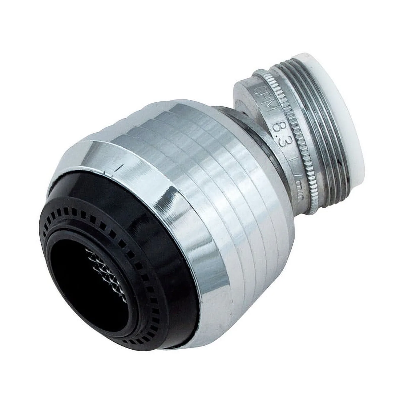 Whedon Standard Superspray Swivel Spray & Stream Aerator 2.2 Gpm 15/16 | 27 Abs,Brass,Chrome Male