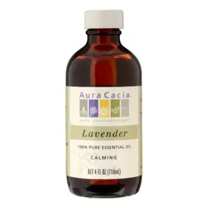 Aura Cacia 100% Pure Essential Oil | Lavender | 4 Ounce