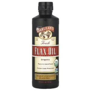 Barlean's Organic Flax Oil | 16 fl Ounce (473 Milliliters)