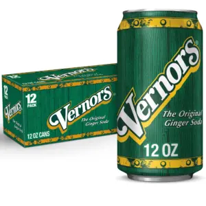 Vernors Caffeine Free Ginger Ale Soda Pop | 12 fl Ounce | 12 Pack Cans