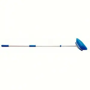 STAR BRITE Deluxe Telescoping Deck Brush Kit | Extends 3' | 6' | Extendable Aircraft-Grade Aluminum Handle | Soft or Medium Bristles | Floats if Dropped | Ergonomic Design | Multi-Surface Cleaning