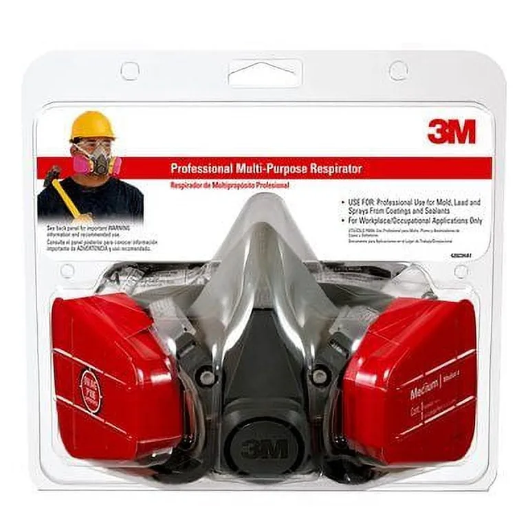 3M Multi-Purpose P100 Air-Purifying Respirator 62023HA1C | Gray