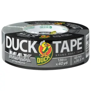 Duck Max Strength Brand Duct Tape | 1.88 Inch. x 40 yd. | Silver | Single