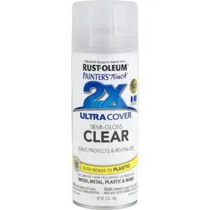 Painters Touch 249859 Painter's Touch 2X Spray Paint | Semi-Gloss Clear | 12-Ounce. | Quantity 1