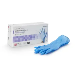 McKesson Confiderm Nitrile Exam Gloves | Powder-Free | Chemo Safe | Small | 100 Count | 1 Box | S