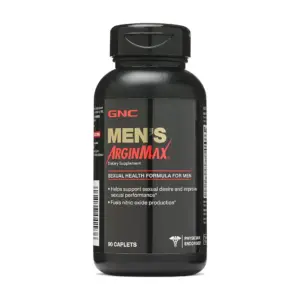 GNC Mens Arginmax Sexual Health Supplement for Men | 90 Count | Supports Blood Flow & Vitality