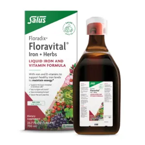 Floradix Floravital Liquid Iron and Vitamins Formula | Liquid Iron Supplement with B Complex Vitamins | Vitamin C and Herbs for Energy Support* | Vegan | Gluten-Free | Yeast- Free | Non-GMO | 23.7 fl Ounce | 23.7 fl Ounce ( Pack of 1 )