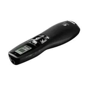 Logitech 910-001350 R800 Wireless Laser Presentation Remote with LCD Display | Matte Black
