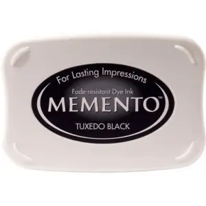 Tsukineko Memento Dye Inkpad Tuxedo Black (Premium Edition)