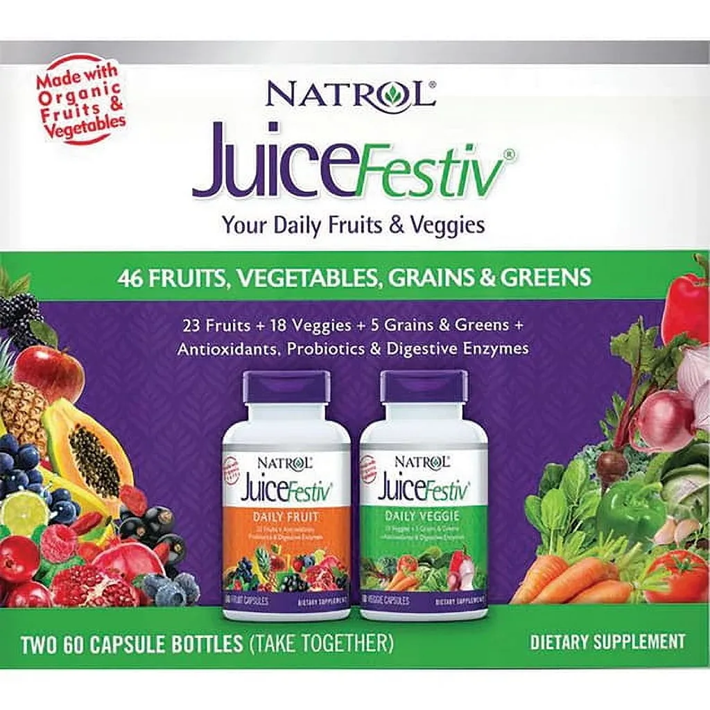 Natrol | JuiceFestiv 60+60 Capsules