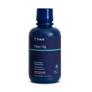 Trace Minerals Fiber 14g | Fiber Supplement for Colon Health and Digestive Support | Balanced Gut Flora | Liquid Supplement | Gluten-Free | Vegan | Orange Tangerine Flavor | 15 fl Ounce (15 Servings)