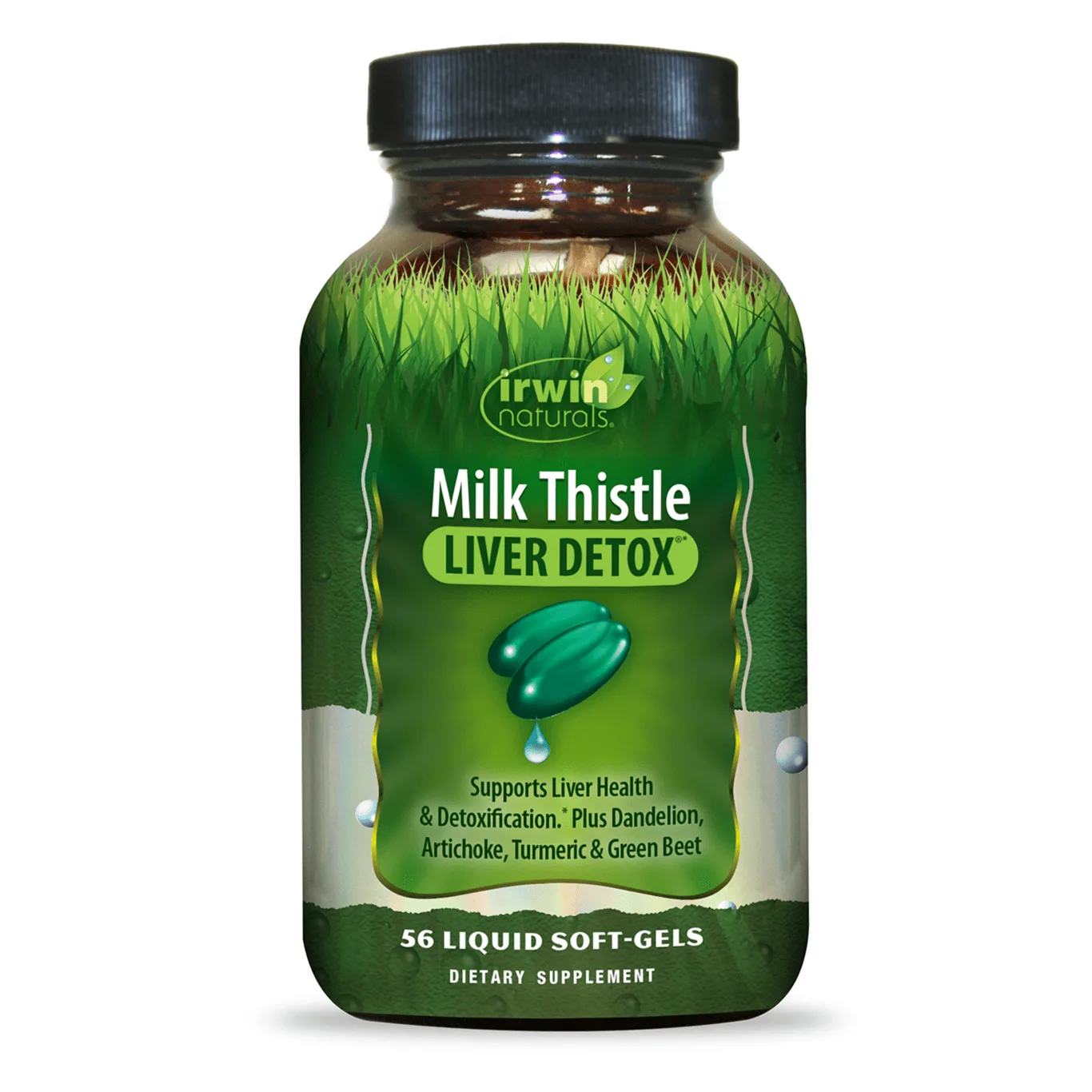 Irwin Naturals Milk Thistle Liver Detox | 56 Liquid Soft-Gels