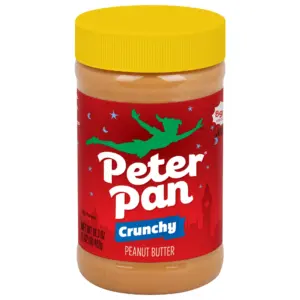 Peter Pan Crunchy Peanut Butter | Smooth | Gluten Free Peanut Butter | 16.3 Ounce Jar