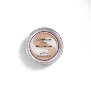 COVERGIRL + OLAY Simply Ageless Instant Wrinkle-Defying Foundation with SPF 28 | Medium Light | 0.44 Ounce