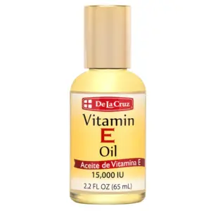 De La Cruz Vitamin E Oil | with Safflower for Skin | Hair | Face & Body | 15,000 IU | 2.2 FL Ounce | 1