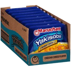 Maruchan Yakisoba Cheddar Cheese Flavor | 3.96 Ounce | (Pack of 8)