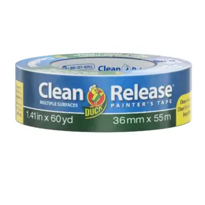 Duck Clean Release 1.41 Inch. x 60 yd. Blue Painter's Tape