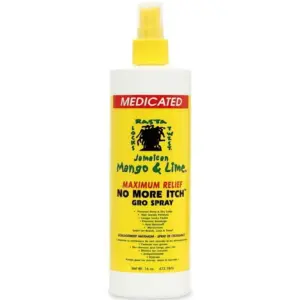 Jamaican Mango and Lime No More Itch Gro Spray | Maximum Relief 16 Ounce | 1