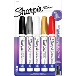 6 Packs: 5 ct. (30 total) Sharpie Medium Point Basic Paint Markers (Premium Edition)