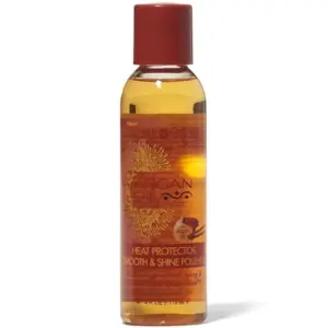 Creme of Nature Smooth and Shine Polisher Heat Protectant Hair Serum with Argan Oil | 4 Ounce | 4 FL Ounce