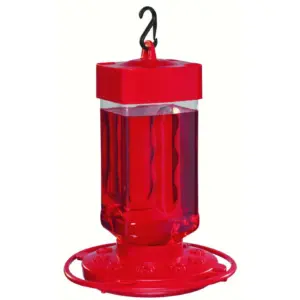 First Nature 32 Ounce. Hummingbird Feeder Red
