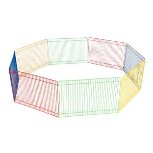 Prevue Pet Products Multi-Color 8-Panel Small Animal Pet Playpen (Premium Edition)