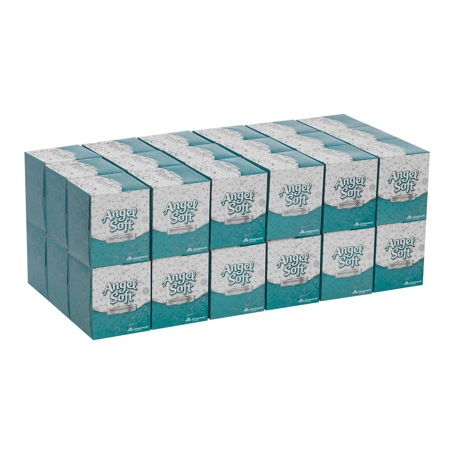 Georgia Pacific Professional Premium Facial Tissue Inch Cube Box | 2-Ply | White | 96 Sheets/Box | 36 Boxes/Carton -GPC46580CT