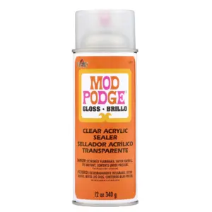 Mod Podge Clear Acrylic Sealer Spray | 12 Ounce. | Gloss | Single