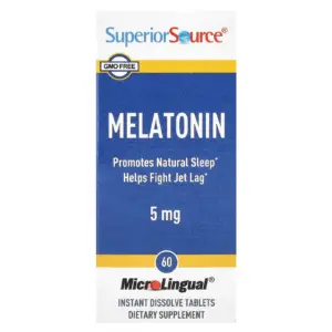 Superior Source Melatonin 10 mg | Healthy Sleep Support Supplement for Adults | Melatonin Formula with Chamomile Aids Relaxation and Restful Sleep | 100 Sublingual Dissolving Tablets