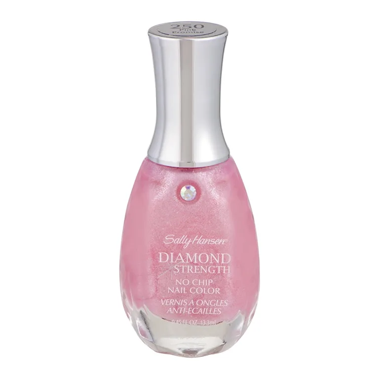 Sally Hansen Diamond Strength No Chip Nail Color 250 Pink Promise | 0.45 FL Ounce