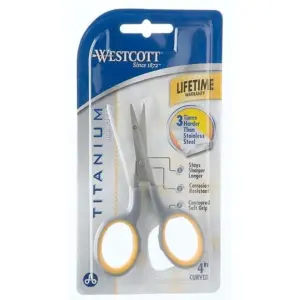 Westcott Curved Embroidery Scissors: Titanium | 4