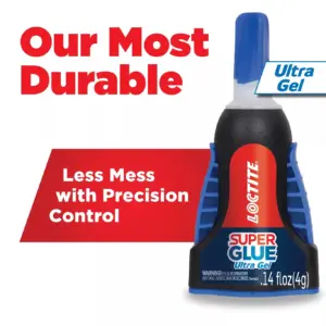 Loctite Super Glue Ultra Gel Control | Pack of 1 | Clear 4 g Bottle | Single