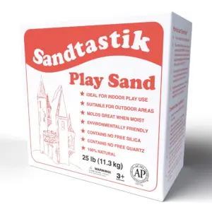 Sandtastik Sparkling White Play Sand | 25 lb