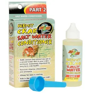 Zoo Med Hermit Crab Salt Water Conditioner 64ml (Premium Edition)