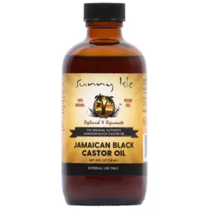 Sunny Isle Jamaican Black Castor Oil 4oz | Growth for Eyebrow | Eyelashes | and Hair