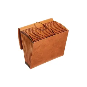 Pendaflex Heavy Duty Reinforced Paper Stock Accordion File Monthly Index 12 Pocket Letter Brown (Premium Edition)