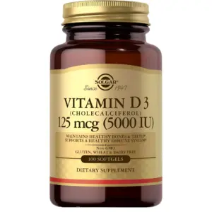 Solgar Vitamin D3 500 IU | 100 Softgels