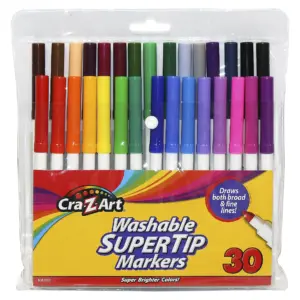 Cra-Z-Art Washable Super Tip Markers | 30 Count
