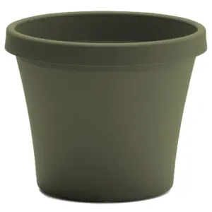 Bloem Terra Pot Round Planter: 20 | Living Green | (Saucer Not Included) Matte Finish | Durable Resin | Traditional Style Pot | For Indoor & Outdoor Use | 13.5 Gallon Capacity | 20.5 | Single | 20.5 Inch