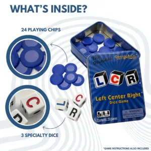 The Original LCR Left Center Right Blue Tin (Premium Edition)