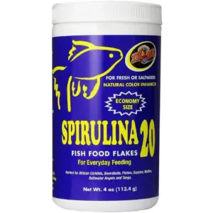 Zoo Med Spirulina 20 Flake Food 4oz (Premium Edition)