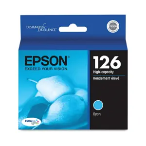 EPSON 126 DURABrite Ultra Cyan High Capacity Ink Cartridge (Premium Edition)